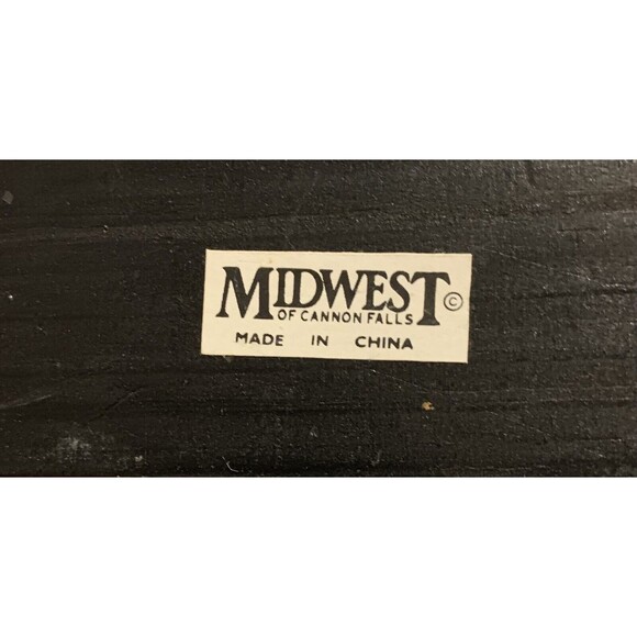 Midwest of Cannon Falls Llona Steelhammer Wooden Figure Angel Primitive 7” Tall - Picture 4 of 4